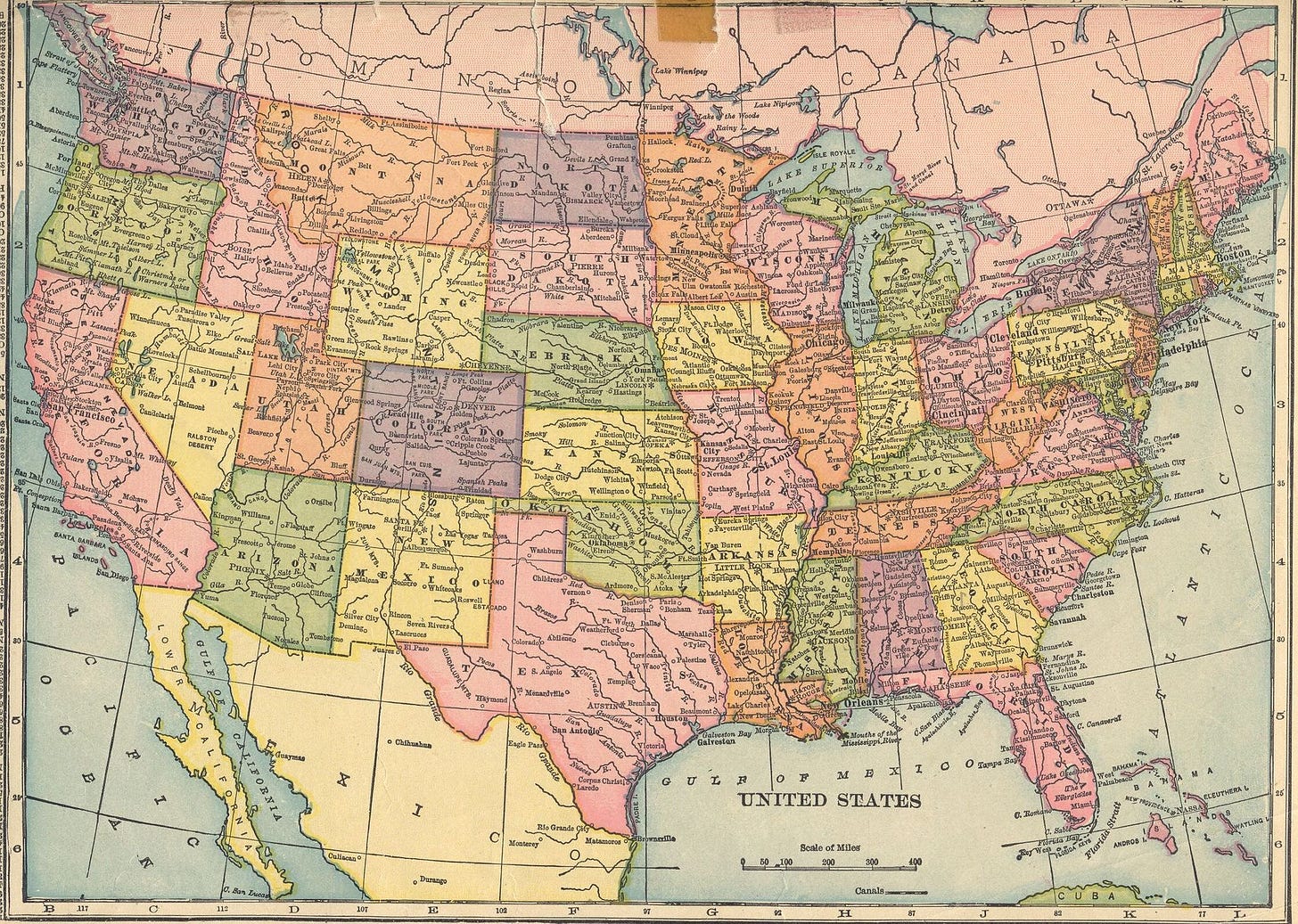 Map of the United States Map of the United States