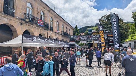 Collecting my bib for Zegama VK