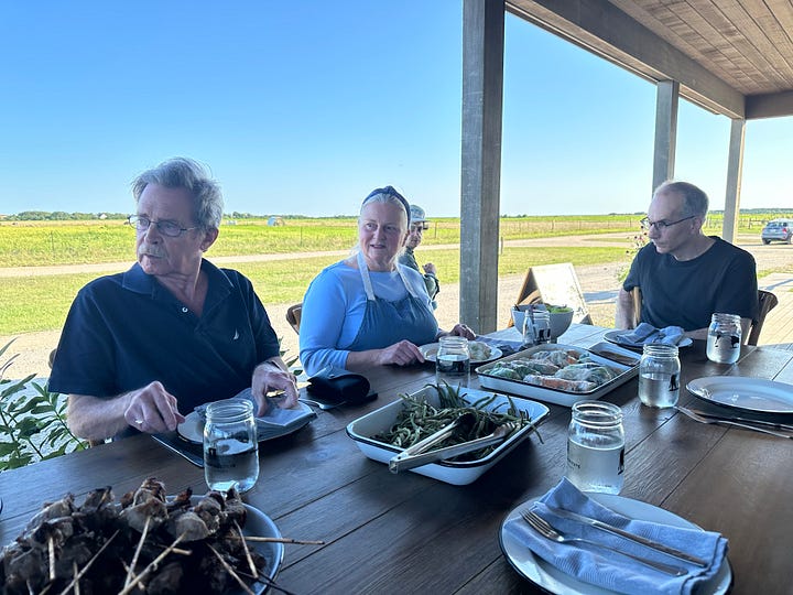 Dinner, Farm Institute, Martha's Vineyard