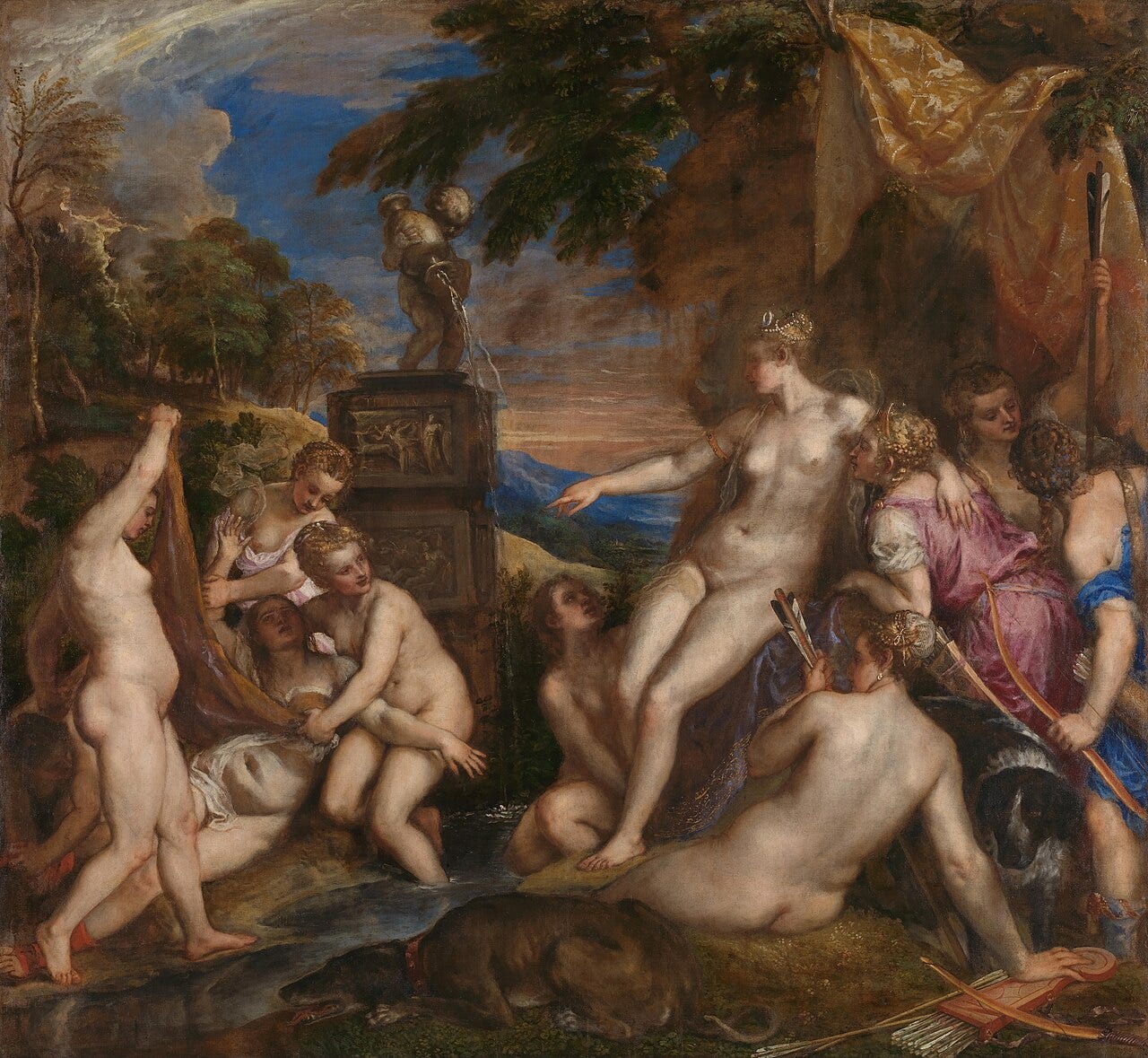 Titian's Diana and Callisto, a companion piece to Diana and Actaeon for Philip II Titian's Diana and Callisto, a companion piece to Diana and Actaeon for Philip II