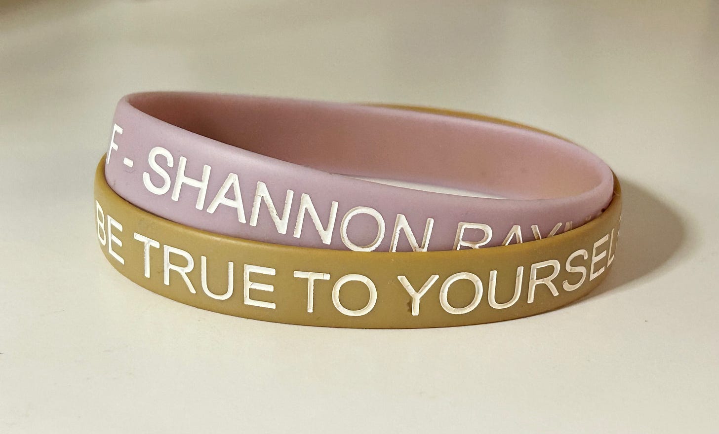 Picture shows mine and Toby's Shannon bracelets Picture shows mine and Toby's Shannon bracelets
