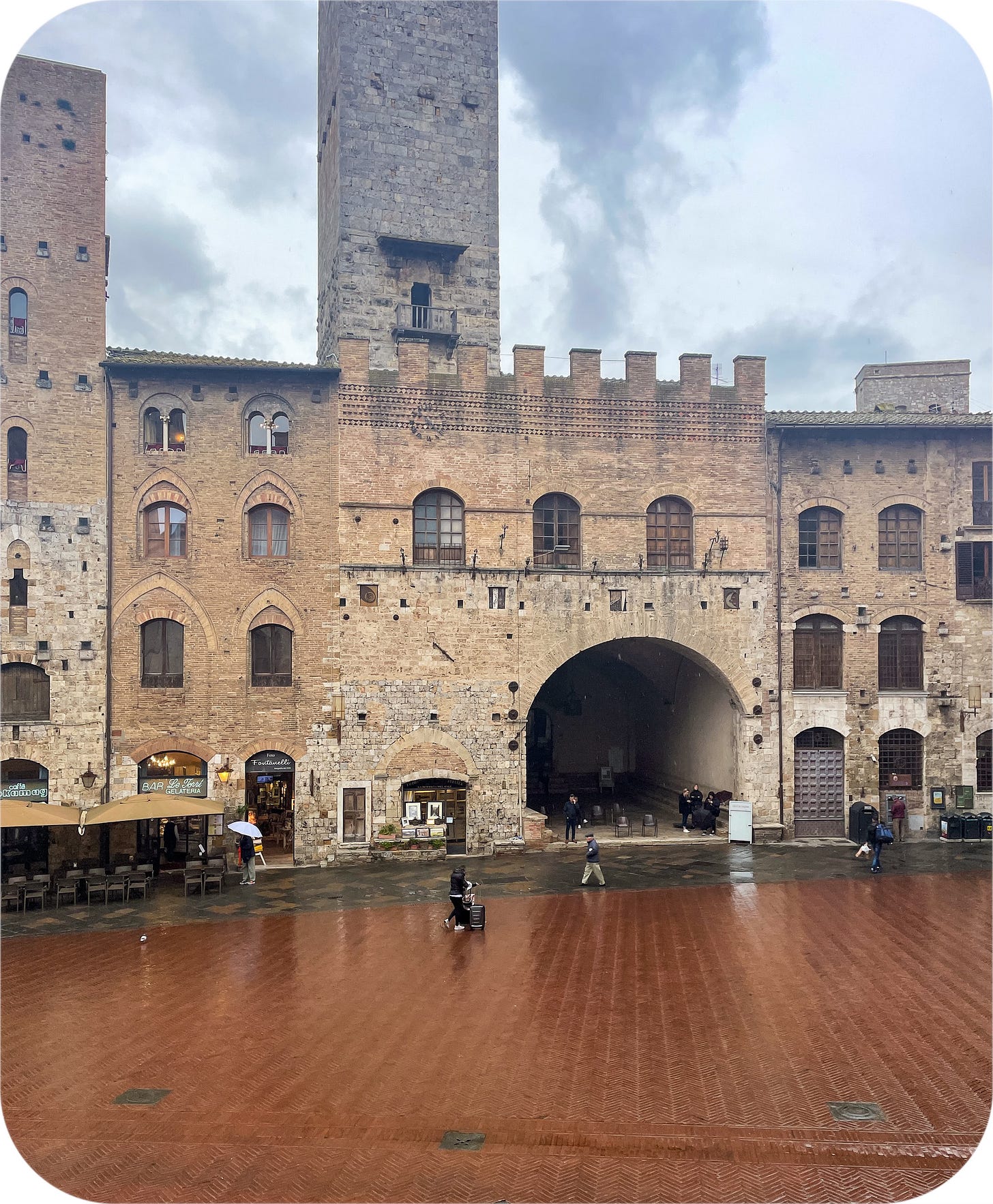 Rainy San Gimigniano