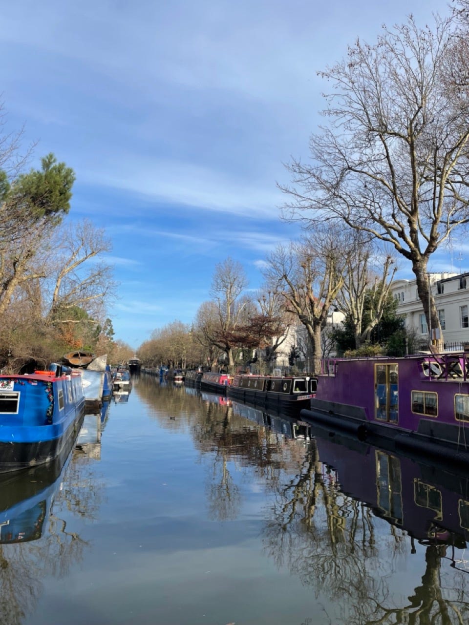 Regent’s Canal looking towards the Maida Hill Tunnel