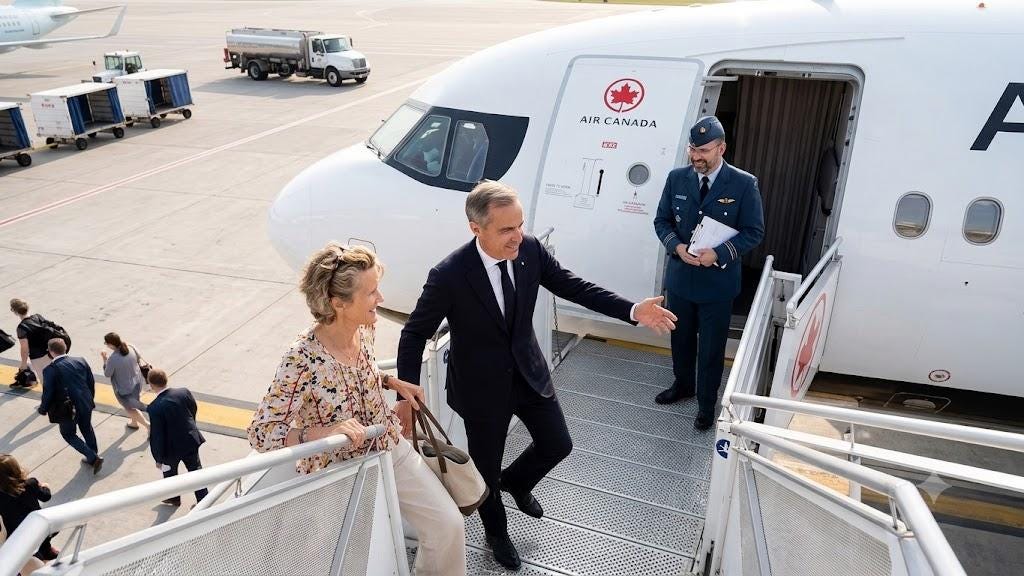 Carney on Plane Carney on Plane
