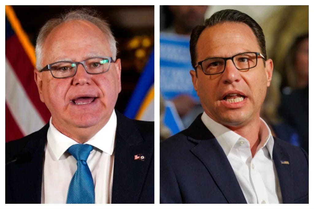 Shapiro congratulates Walz on VP pick - Washington Examiner
