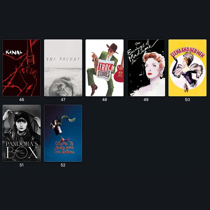 Letterboxd Criterion Challenge Poster Art