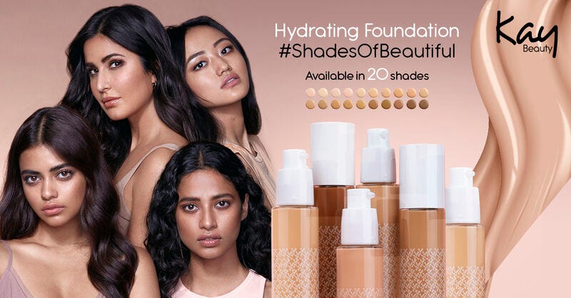 KayBeauty launches the Kay Beauty Hydrating Foundation, that locks in  moisture and feels like second skin. | Nykaa