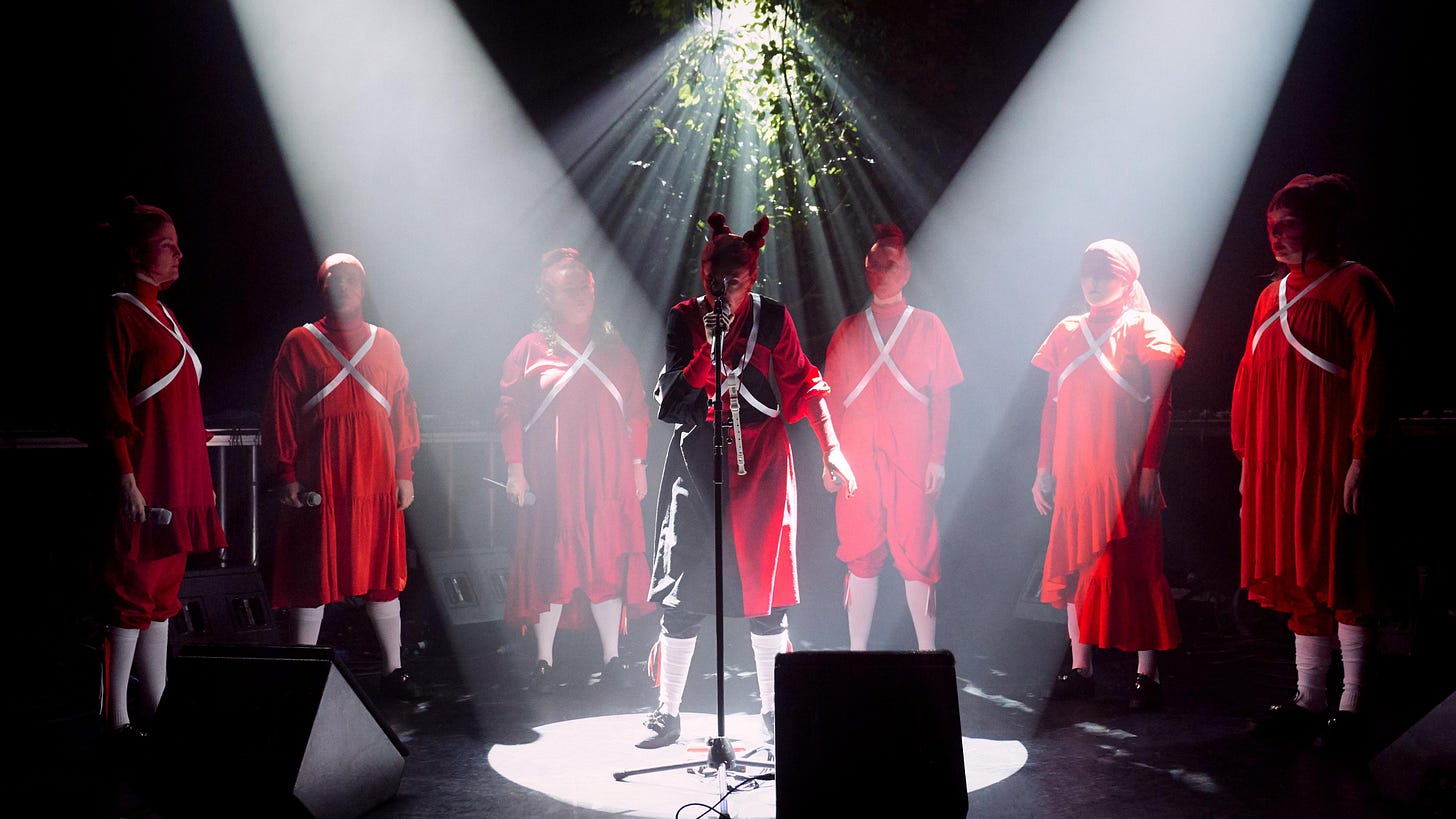 Gazelle Twin and NYX review — an experimental folk-horror Brexit opera |  Times2 | The Times