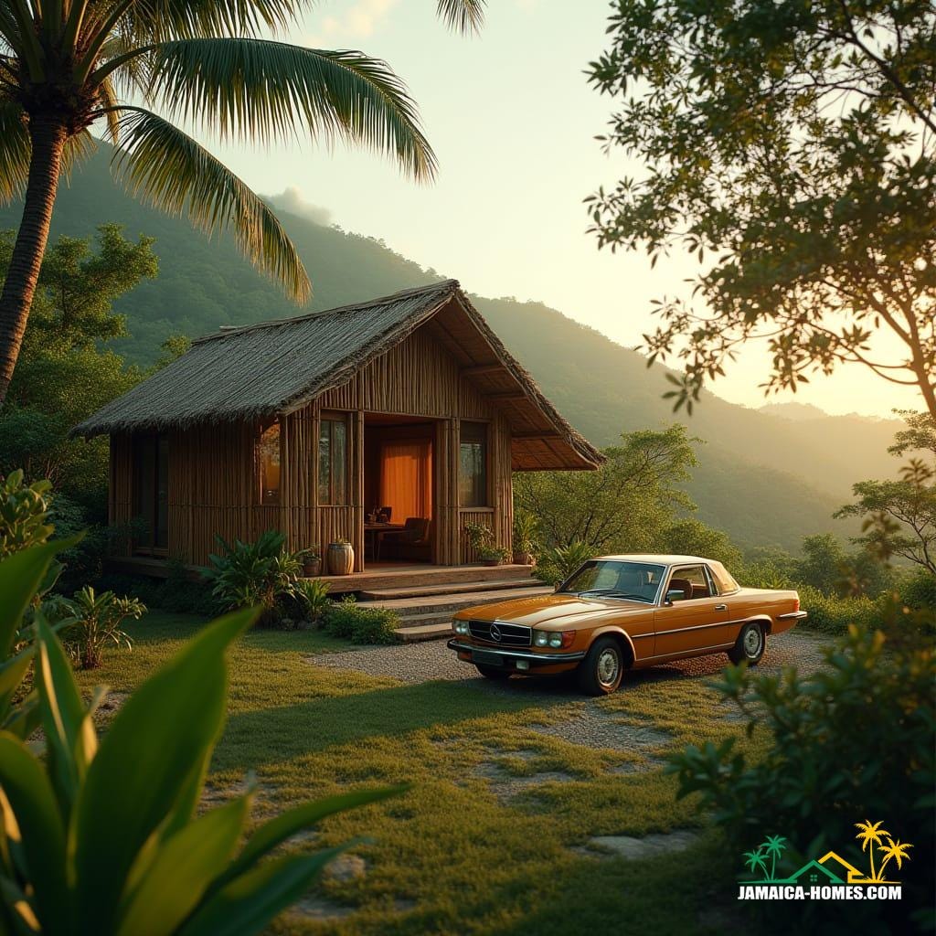 Beatiful modern h bamboo home in jamaica
