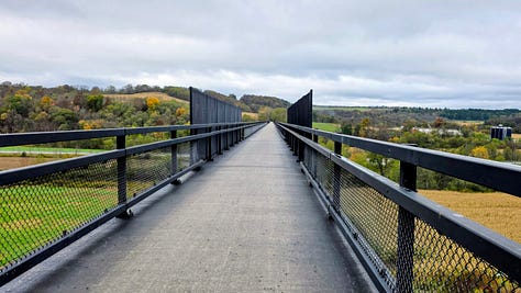 Scenes on the Great Allegheny Passage to Confluence ence