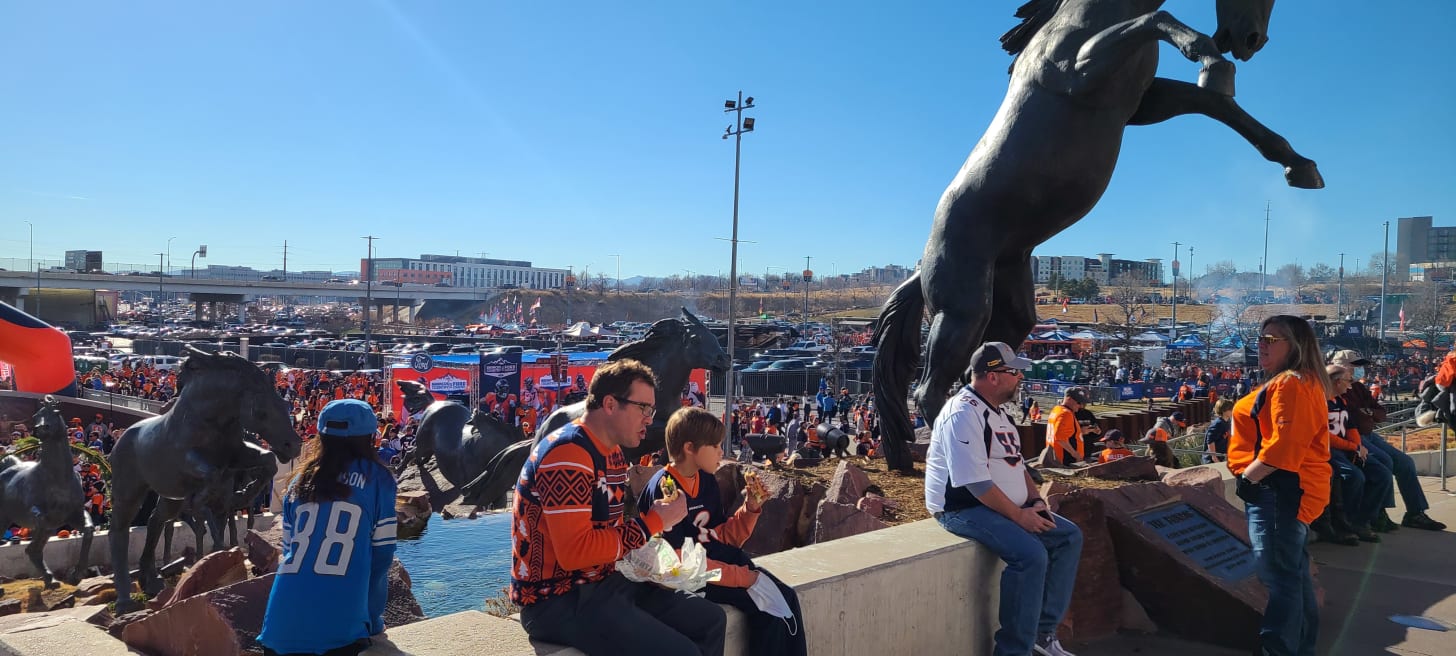 Denver Broncos Empower Field exterior broncos