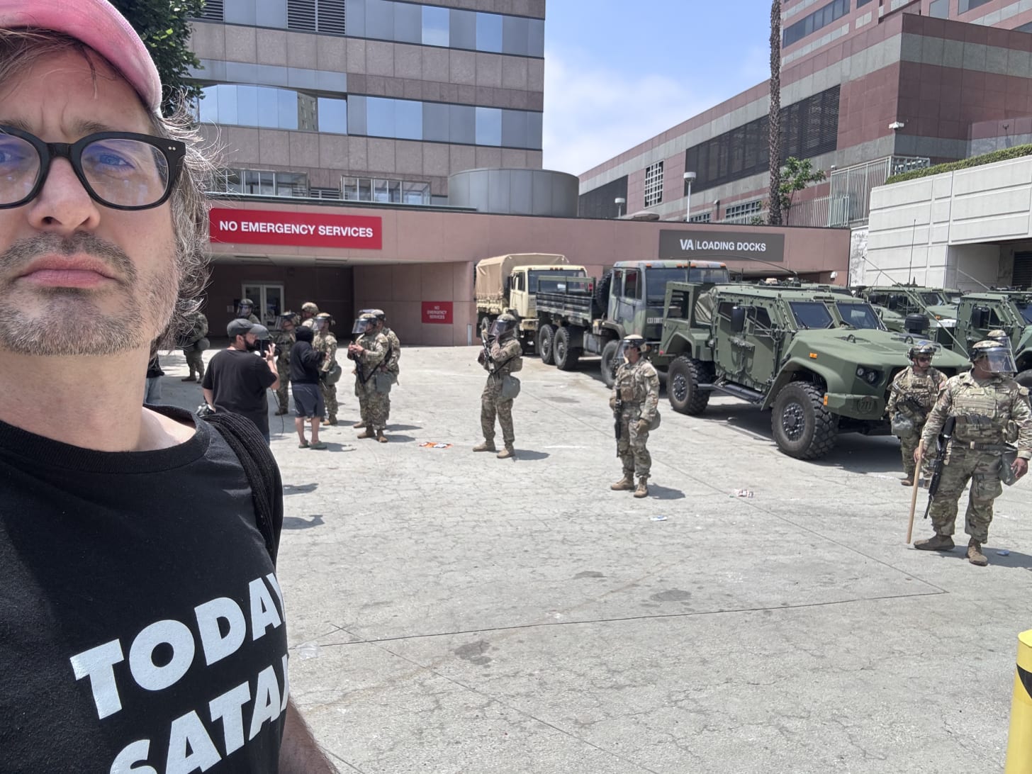 Me in front of National Guard Me in front of National Guard