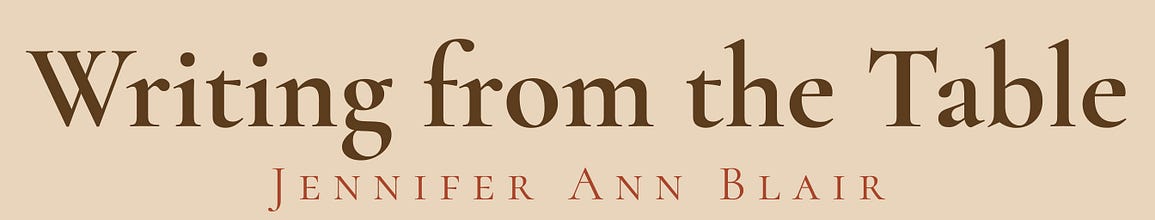 Writing from the Table