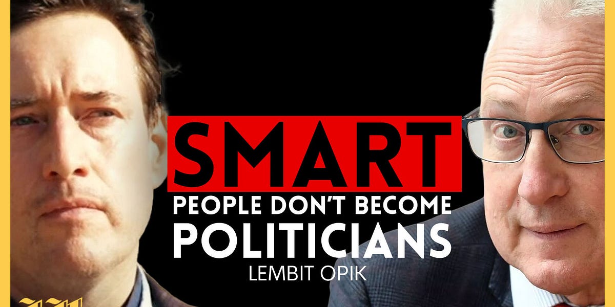 Lembit From Liberal Member of Parliament to BASED critic of the regime ...