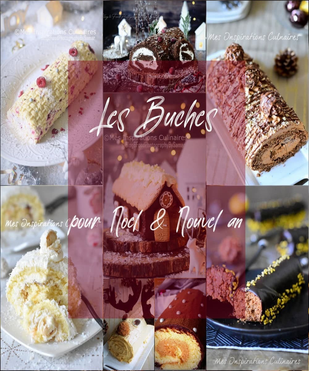 Bûches de Noël maison et du Nouvel An