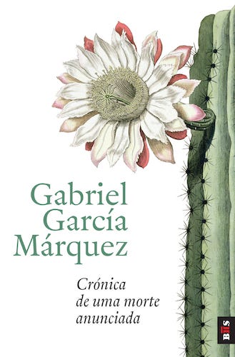 capa de Crónica de Uma Morte Anunciada de Gabriel García Márquez