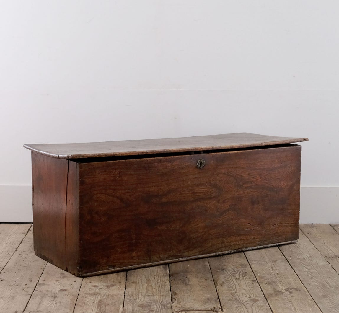 Puckhaber, Late 18th Century English Burr Elm Candle Box, £750