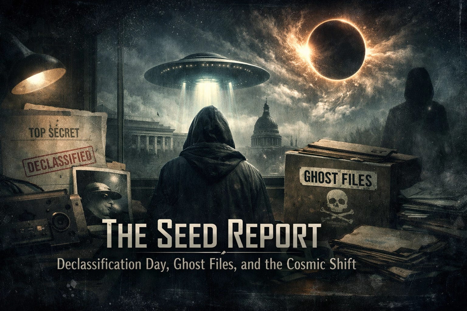 The Seed Report: Declassification Day, Ghost Files, and the Cosmic Shift