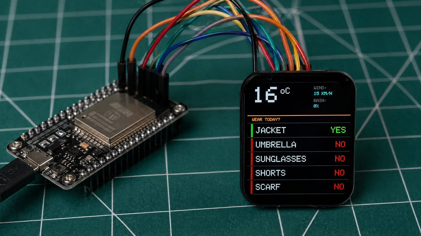 How to Build an ESP32 Weather Station with Clothing Advice How to Build an ESP32 Weather Station with Clothing Advice