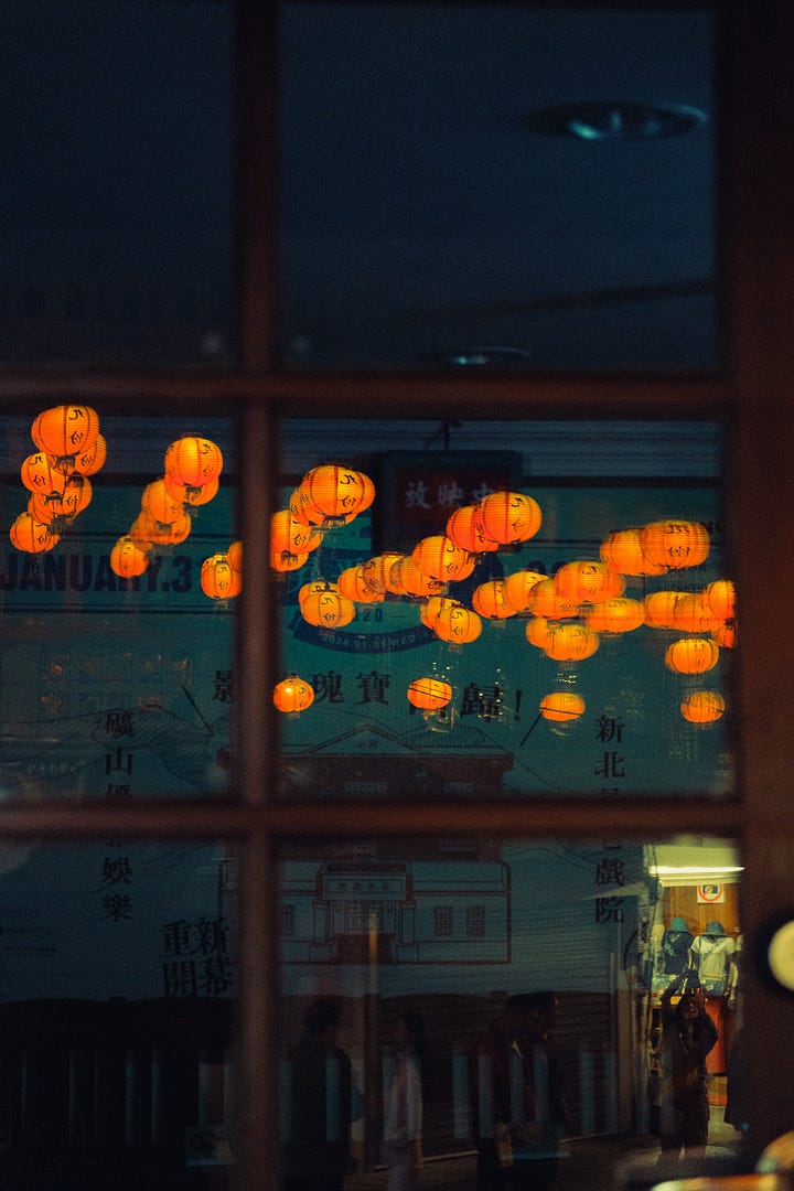 Red lantern streets of Jiufen, Tawian