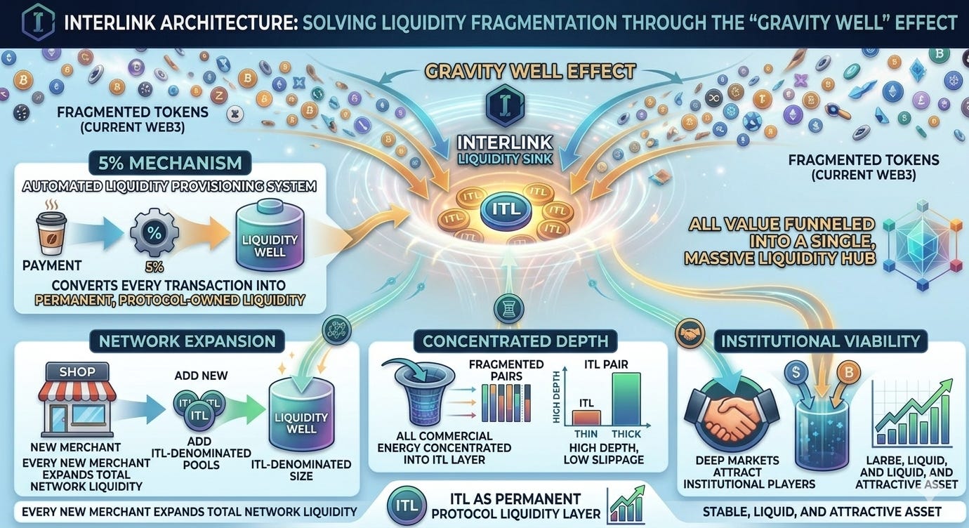 Real-world transaction volume becomes persistent on-chain buy-side pressure.