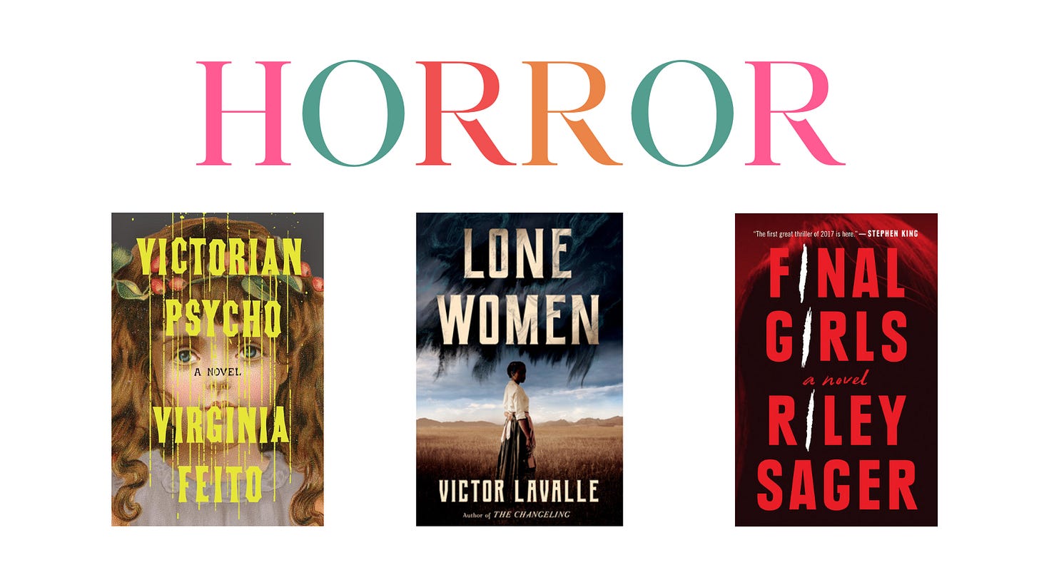 Three Horror novels that did NOT give me nightmares