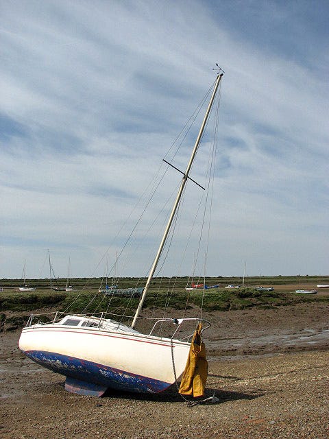 A tranquil afternoon at the staithe
