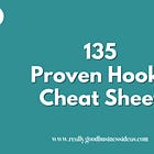 🪝 135 Proven Hooks: Hooks Cheat Sheet for Every Type of Content