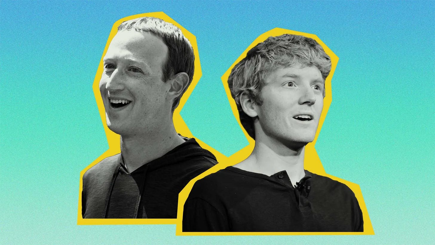 How Mark Zuckerberg and Stripe Co-Founder Patrick Collison Choose Whom to  Work With