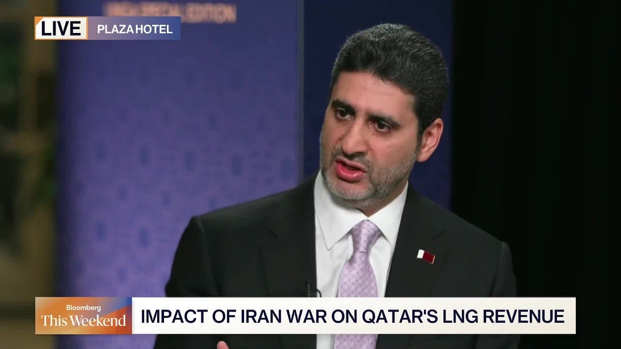 Qatar's central bank governor: 17% of the country's revenue has been wiped out
