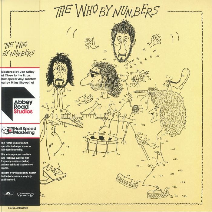 Cover of 'The Who By Numbers' by The Who