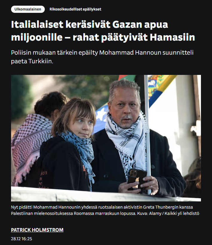 Suomessa Yleisradio uutisoi kierosti vain ruotsinkielellä asiasta - kertomatta tarkempia faktoja. Kuvankaappaus on käännetty Suomeksi. Suomessa Yleisradio uutisoi kierosti vain ruotsinkielellä asiasta - kertomatta tarkempia faktoja. Kuvankaappaus on käännetty Suomeksi.