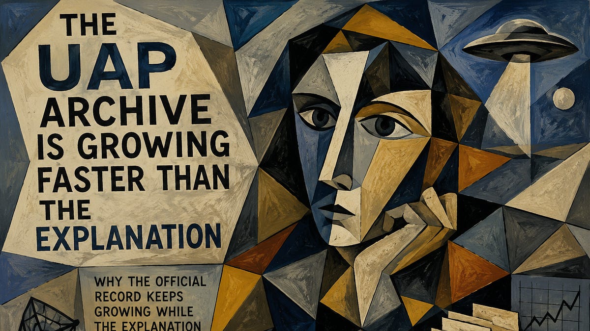 The UAP Archive Is Growing Faster Than the Explanation