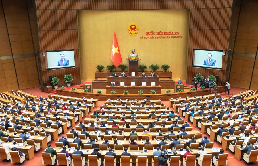 Chủ tịch Quốc hội Trần Thanh Mẫn phát biểu khai mạc Kỳ họp bất thường lần thứ 9, Quốc hội khóa XV - Ảnh: Quochoi.vn Chủ tịch Quốc hội Trần Thanh Mẫn phát biểu khai mạc Kỳ họp bất thường lần thứ 9, Quốc hội khóa XV - Ảnh: Quochoi.vn