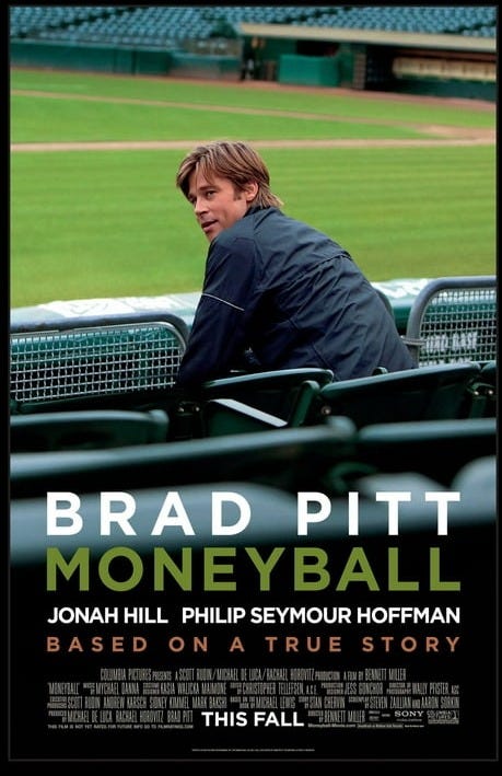 MONEYBALL - 11x17 Framed Movie Poster - Walmart.com