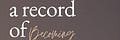 a record of becoming 