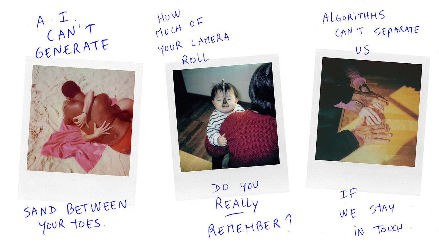 Polaroid just dropped the most iconic anti-AI ad of the year | Creative Bloq Polaroid just dropped the most iconic anti-AI ad of the year | Creative Bloq