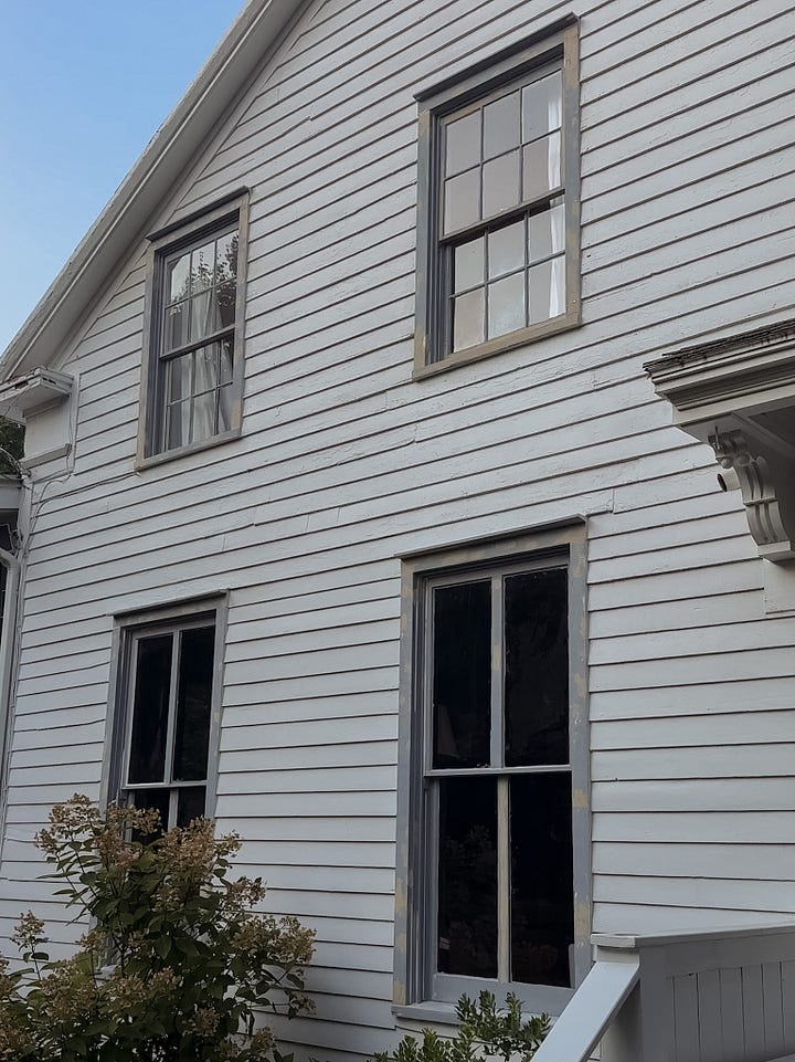 Old farmhouse hudson valley repainting windows