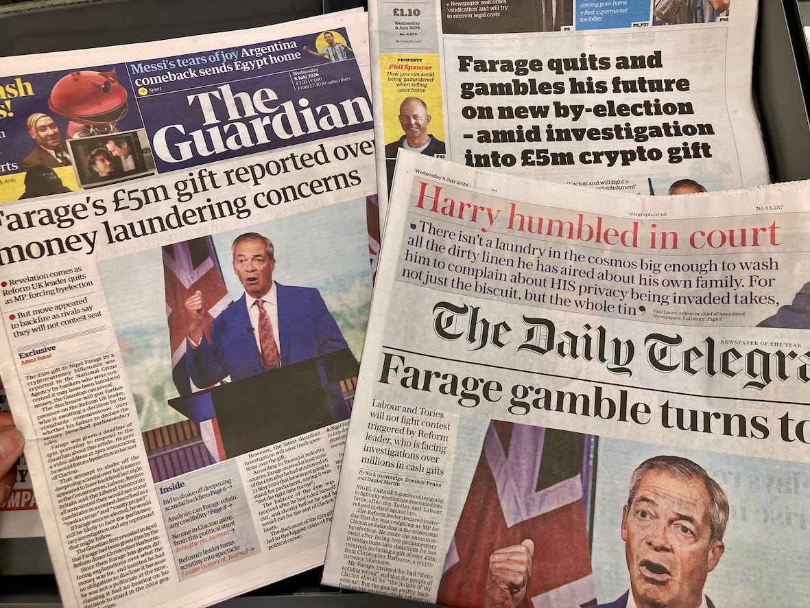 'Posh George' and donation rules: How much trouble is Farage in?
