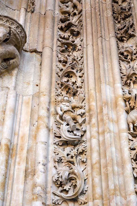 The Famous Astronaut Carved in Stone in the Facade of the Salamanca ...