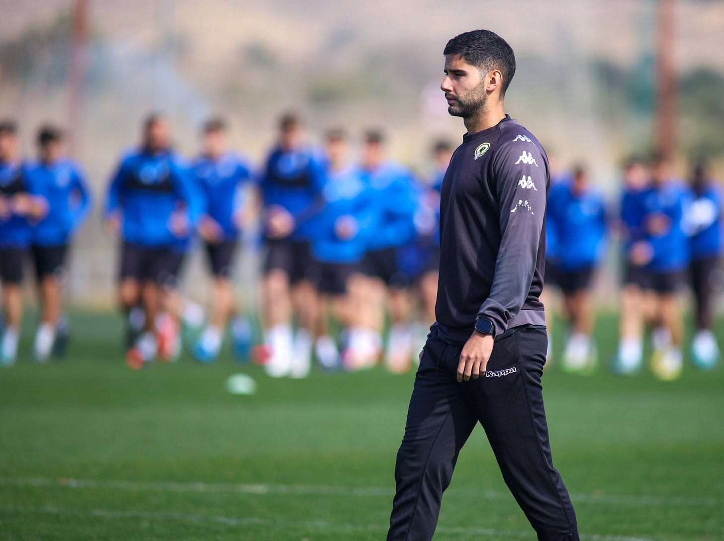 Iván Moya en uno de los entrenamientos esta semana Iván Moya en uno de los entrenamientos esta semana