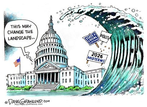 Cartoonist's take: Midterms 2026 forecast – Daily Freeman Cartoonist's take: Midterms 2026 forecast – Daily Freeman