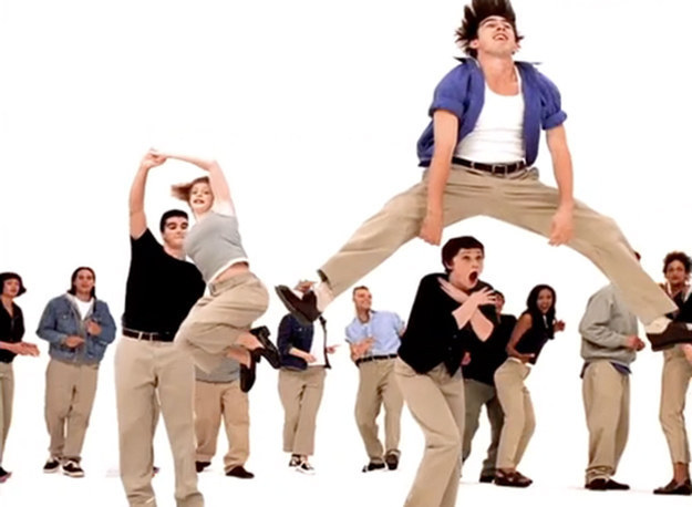 Holy cats but we wore some weird pants in the mid-1990s Holy cats but we wore some weird pants in the mid-1990s