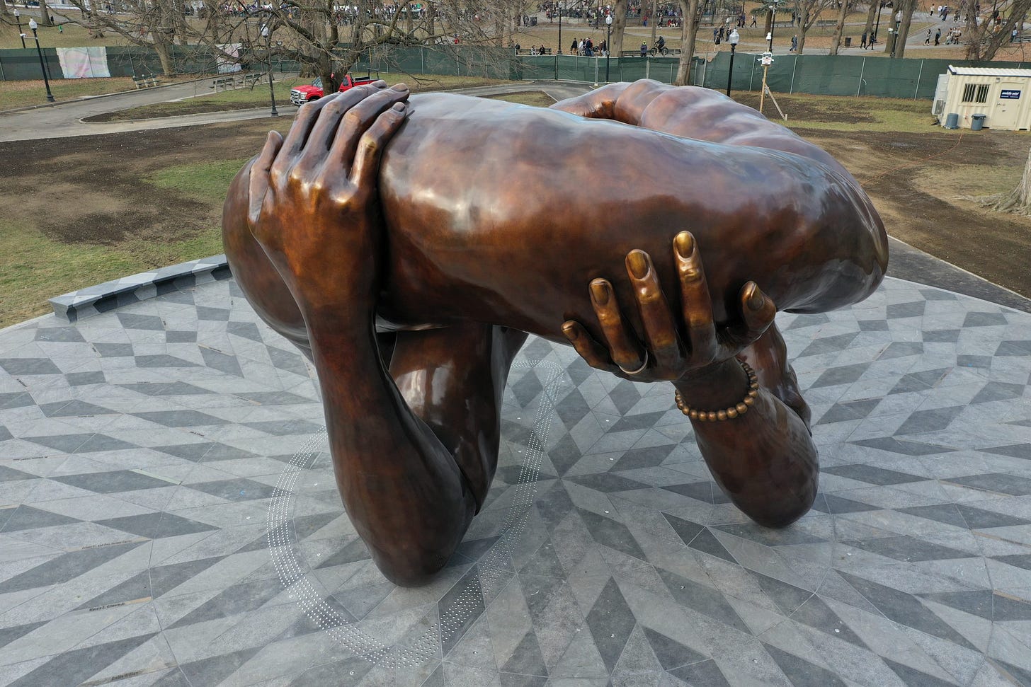 Standing Two Stories Tall, a Hank Willis Thomas Sculpture Honoring Martin  Luther King Jr. Is Unveiled on Boston Common | Artnet News