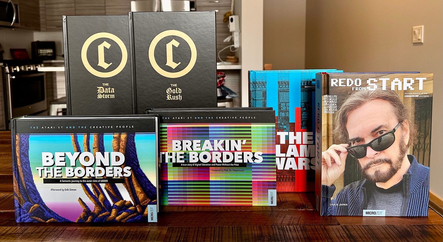 A collection of 6 books from Microzeit A collection of 6 books from Microzeit