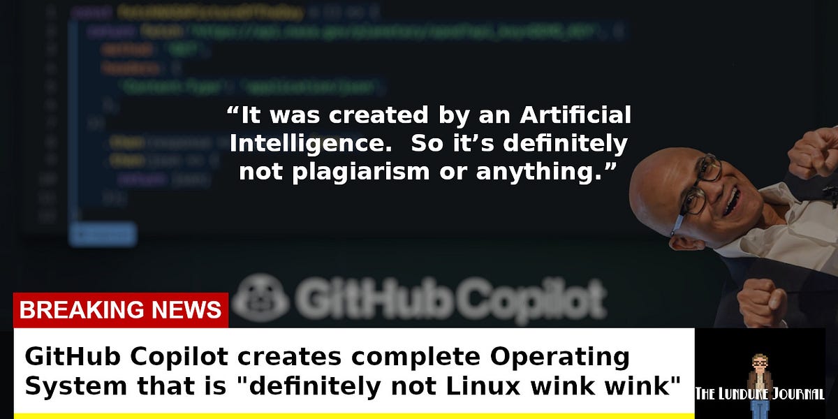GitHub Copilot creates complete Operating System that is "definitely ...
