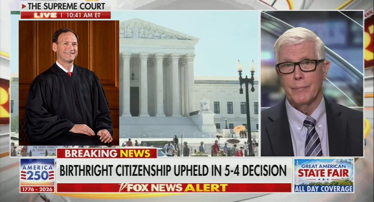 US SUPREME COURT IS COMPROMISED: SCOTUS Upholds Birthright Citizenship, Rejecting Trump’s Proposed Limits Executive Order