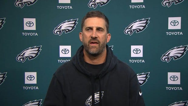 Philadelphia Eagles coach Nick Sirianni meets with the media on Monday, Oct. 12, 2026, in Philadelphia. (Getty Images) Philadelphia Eagles coach Nick Sirianni meets with the media on Monday, Oct. 12, 2026, in Philadelphia. (Getty Images)