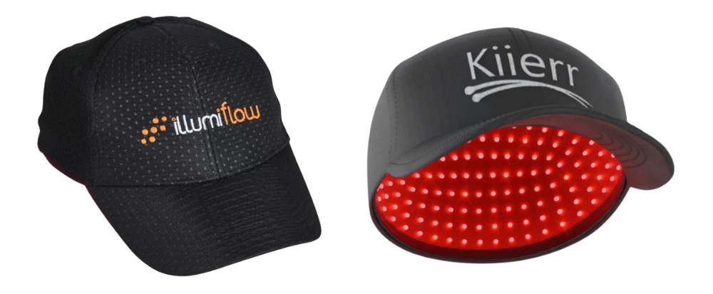 Illumiflow 272 Pro and Kiierr 272 Premier Laser Hair Growth Caps
