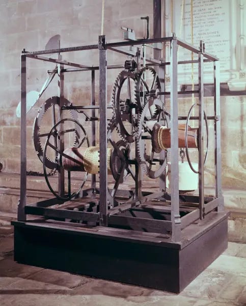 Oldest Mechanical Timekeeper in Salisbury Cathedral, 1386. Art Prints,  Posters & Puzzles from Fine Art Finder